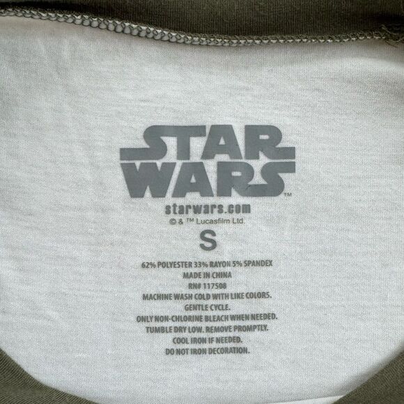 Chewie Is My Copilot Womens Licensed Starwars Raglan Slv Baseball T-Shirt Size S - Picture 10 of 10